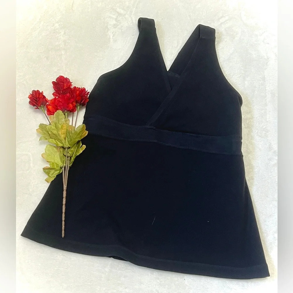 Lululemon Illusion Black Tankini Tank Top - Small